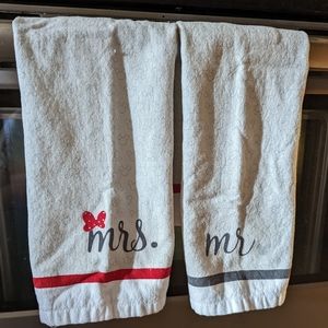 Disney Couples towels - Mr/Mrs Mr/Mr Mrs/Mrs- his/hers/theirs - Mickey & Minnie